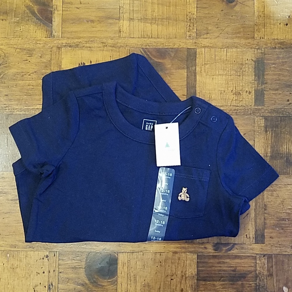 NWT navy blue bodysuit Baby Gap size 12-18 months